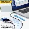 Câble USB-C vers Lightning 29W PD – Charge Rapide pour iPhone et iPad avec Transfert de Données 480 Mbps