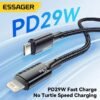 Câble USB-C vers Lightning 29W PD – Charge Rapide pour iPhone et iPad avec Transfert de Données 480 Mbps
