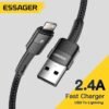 Câble USB vers Lightning 2.4A – Charge Rapide et Synchronisation 480 Mbps pour iPhone et iPad