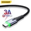 Câble USB vers USB Type-C 3A – Charge Rapide QC 3.0 et Synchronisation 480 Mbps