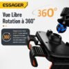 Support Téléphone Vélo & Moto Universel – Rotation 360°, Verrouillage Automatique, Compatible 4,7 à 6,9 pouces
