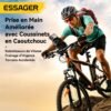 Support Téléphone Vélo & Moto Universel – Rotation 360°, Verrouillage Automatique, Compatible 4,7 à 6,9 pouces