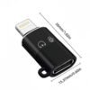 Adaptateur USB Type-C Femelle vers Lightning Mâle – Charge et Audio pour iPhone & iPad