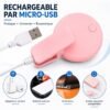 Lampe Selfie LED Rechargeable à Clip – Éclairage Portable pour Smartphone, Visioconférence, TikTok & Maquillage