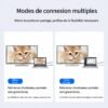 Câble USB Type-C vers HDMI 4K UHD 2M – Sortie Vidéo Audio Haute Vitesse Plug & Play