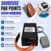 Soudeuse par Points Portable 8000W à Double Impulsion avec Pédale et Affichage Numérique LED Rechargeable