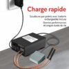 Soudeuse par Points Portable 8000W à Double Impulsion avec Pédale et Affichage Numérique LED Rechargeable