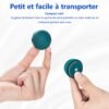 Support Ergonomique Vert pour Ordinateur Portable – Rehausseur de Refroidissement Antidérapant Portable (Lot de 2)