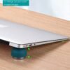 Support Ergonomique Vert pour Ordinateur Portable – Rehausseur de Refroidissement Antidérapant Portable (Lot de 2)