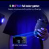 Lampe LED Vidéo RGB 60W Rechargeable – Éclairage Photo & Vidéo 360° avec Monture Magnétique et Écran LCD
