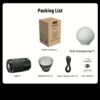 Lampe LED Vidéo RGB 60W Rechargeable – Éclairage Photo & Vidéo 360° avec Monture Magnétique et Écran LCD
