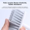 Kit de Nettoyage Multifonction 5 en 1 pour Clavier et Écouteurs avec Brosse, Embout Métallique et Extracteur de Touches