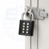 Cadenas à boutons à code personnalisable – 8 touches numérotées sans clé
