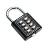 Cadenas à boutons à code personnalisable – 8 touches numérotées sans clé