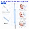 Kit de nettoyage 7 en 1 pour clavier, écouteurs, écrans et appareils électroniques avec pulvérisateur