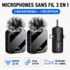 gvc.product.image_.1785001202005.572e0e86-145b-47d2-b641-17d77437c87e.png Kit de 2 Microphones Cravate BY.V10 Sans Fil 3 en 1 Récepteur Jack 3,5 mm, Type.C et Lightning Portée 20 m