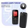 Téléphone Portable SM2409 Double SIM – Écran 1,77", Batterie 1000 mAh, Caméra, Radio FM et