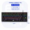 Clavier X67 - dimensions et format TKL Clavier X67 dimensions 35 x 12 x 4 cm format TKL