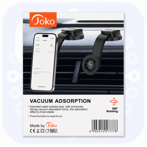 Support Magnétique CH 03 pour Smartphone – Fixation sur Tableau de Bord, Rotation 360°