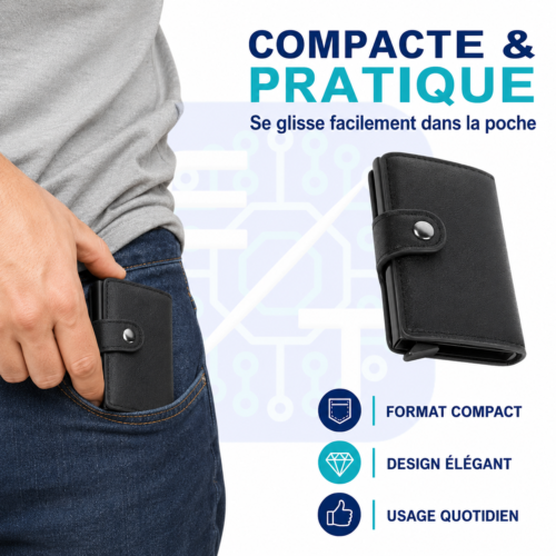 gvc.product.image_.1785348515880.c227fb81-4145-41ee-a5e9-341dfdc83ce5.png Porte-Cartes RFID Anti-Scan avec Éjection Rapide – Portefeuille Compact pour Cartes et Billets