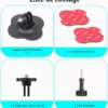 Support Universel pour Caméra d’Action – Casque, Moto, Vélo et Surf