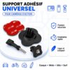 Support Universel pour Caméra d’Action – Casque, Moto, Vélo et Surf