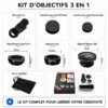 gvc.product.image_.1785676178718.f9435e6b-2382-4ba8-8ec2-1937244bfc9e.jpeg Kit Objectifs Smartphone 3 en 1 – Fisheye 180° + Grand Angle 0.67x + Macro avec Clip Universel