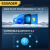 Adaptateur USB Bluetooth 5.3 pour PC – Plug & Play, Portée 10 m, Jusqu’à 5 Appareils, Windows 8.1/10/11
