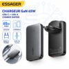 Chargeur GaN 65W Ultra-Fin USB-C PD + USB-A QC – Prise EU Pliable, Charge Rapide pour 2 Appareils