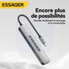 gvc.product.image_.1785926433873.beabf85c-2490-4503-8594-6d917ce0a21d.jpeg Hub USB C 7 en 1 avec HDMI 4K, USB 3.2 Gen 1, lecteur TF SD et PD 50 W