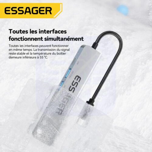 gvc.product.image_.1785926441529.951733b0-ca90-4ff8-b15c-a268674c6c78.jpeg Hub USB C 7 en 1 avec HDMI 4K, USB 3.2 Gen 1, lecteur TF SD et PD 50 W