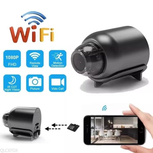 gvc.product.image_.1785967443076.0dd6f333-a3d6-4af8-a56d-506cb2fad4f6.jpeg Mini Caméra Wi Fi Full HD 1080P avec Vision Nocturne, Détection de Mouvement et Vue à Distance