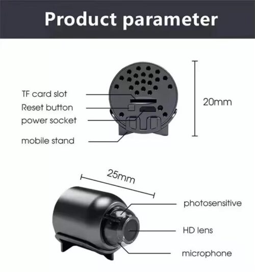 gvc.product.image_.1785967478989.fa326c3b-81e9-497f-afa1-322ad31e15cf.jpeg Mini Caméra Wi Fi Full HD 1080P avec Vision Nocturne, Détection de Mouvement et Vue à Distance