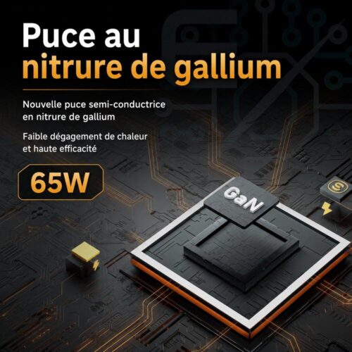gvc.product.image_.1786013003056.19e87e1d-6e06-41d2-9bcd-27cedbff8bd9.jpeg Chargeur Secteur GaN 65W à 3 Ports 2 USB C PD 3.0 + USB A QC 3.0, Prise EU