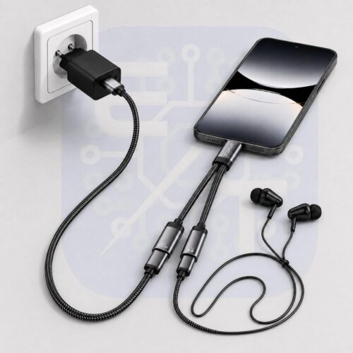 gvc.product.image_.1786027607681.7b1e19d3-05e4-43ad-97f1-744e4b6d9714.jpeg Adaptateur USB C 2en1 60W Charge rapide et audio USB C simultanés
