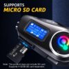 Pack de 2 Intercoms Moto Q58-Max Bluetooth – Communication 500 m, Partage de Musique, Radio FM et Protection IP65