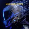 Pack de 2 Intercoms Moto Q58-Max Bluetooth – Communication 500 m, Partage de Musique, Radio FM et Protection IP65