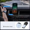 Récepteur audio Bluetooth 5.0 pour voiture avec microphone intégré, jack 3,5 mm et USB, E801