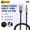 gvc.product.image_.1786802932402.45359a08-a9df-45d1-9572-204f97ee9b0f.jpeg Câble audio USB C mâle vers jack 3,5 mm mâle tressé pour voiture 1M, casque et enceinte