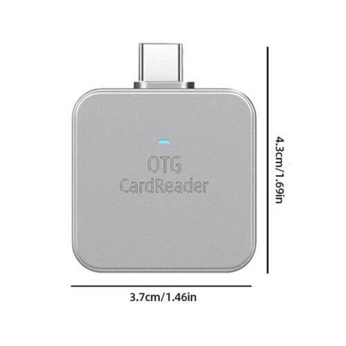 Lecteur de cartes SD et TF/microSD OTG 2 en 1 USB Type C