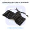 gvc.product.image_.1787487211700.accb23c8-0f1c-448a-8867-7dceb0bdc984.jpeg Clavier souple filaire USB-A silencieux et étanche 34,5X13,1 cm Câble 138 cm